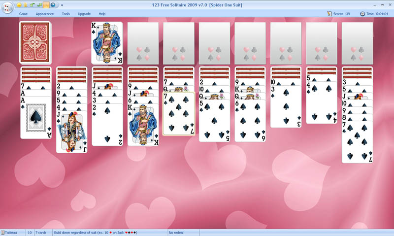 123 Free Solitaire 2009,Pasianssi,Korttipeli,Korttipelit,kuva 
	