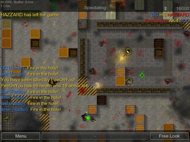 Counter Strike 2D,Counter Strike,2D,Sota,Taistelu,Action,kuva 
	